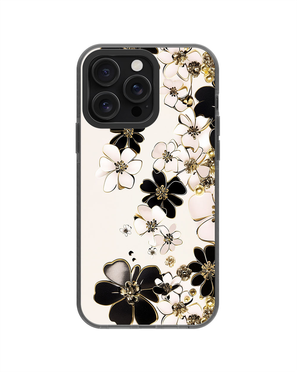 Latest 3rd-Generation Pop Tough Matte Flowers iPhone Case (MagSafe-Compatible) [Back Cover Only]