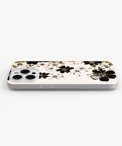 Latest 3rd-Generation Crystal Tough Glossy Flowers iPhone Case (MagSafe-Compatible)