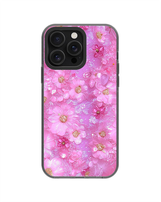 Latest 3rd-Generation Pop Tough Matte Flowers iPhone Case (MagSafe-Compatible) [Back Cover Only]