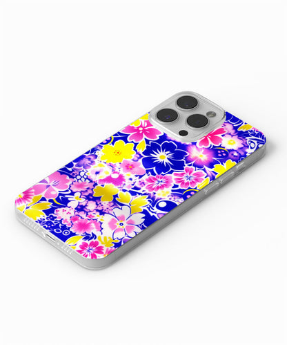 Latest 3rd-Generation Crystal Tough Glossy Flowers iPhone Case (MagSafe-Compatible)