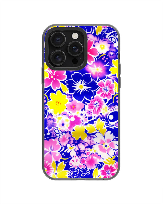 Latest 3rd-Generation Pop Tough Matte Flowers iPhone Case (MagSafe-Compatible) [Back Cover Only]