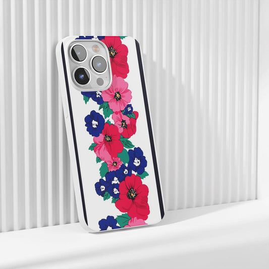Latest 3rd-Generation Crystal Tough Glossy Flowers iPhone Case