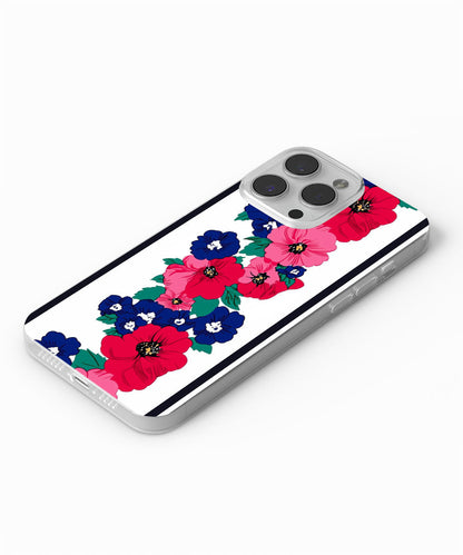 Latest 3rd-Generation Crystal Tough Glossy Flowers iPhone Case (MagSafe-Compatible)