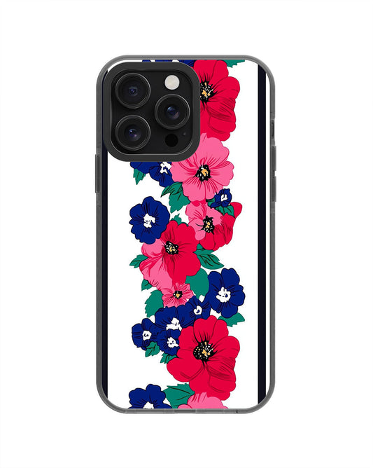 Latest 3rd-Generation Pop Tough Matte Flowers iPhone Case (MagSafe-Compatible) [Back Cover Only]