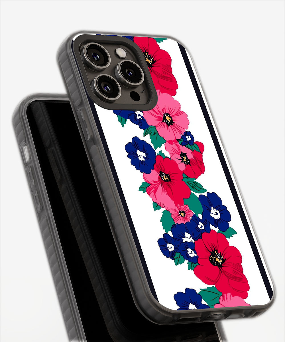 Latest 3rd-Generation Pop Tough Matte Flowers iPhone Case (MagSafe-Compatible)