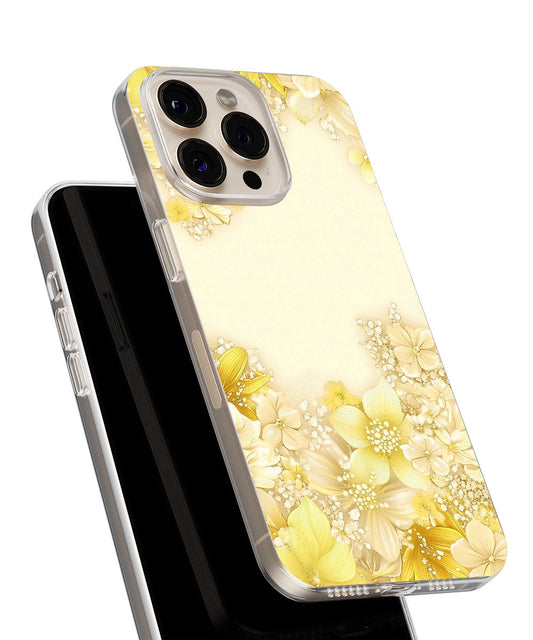 Latest 3rd-Generation Crystal Tough Glossy Flowers iPhone Case (MagSafe-Compatible)