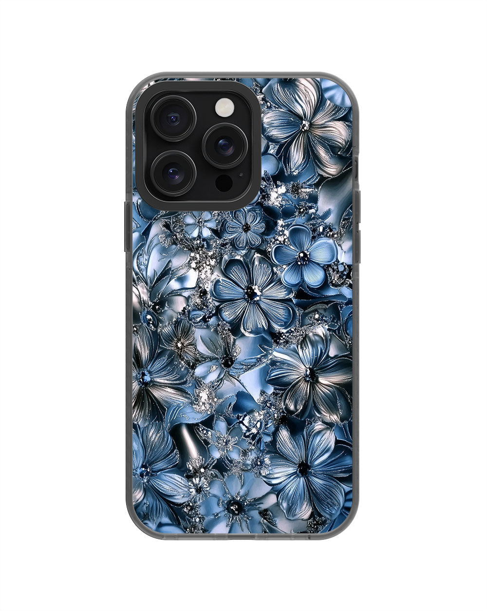 Latest 3rd-Generation Pop Tough Matte Flowers iPhone Case (MagSafe-Compatible) [Back Cover Only]