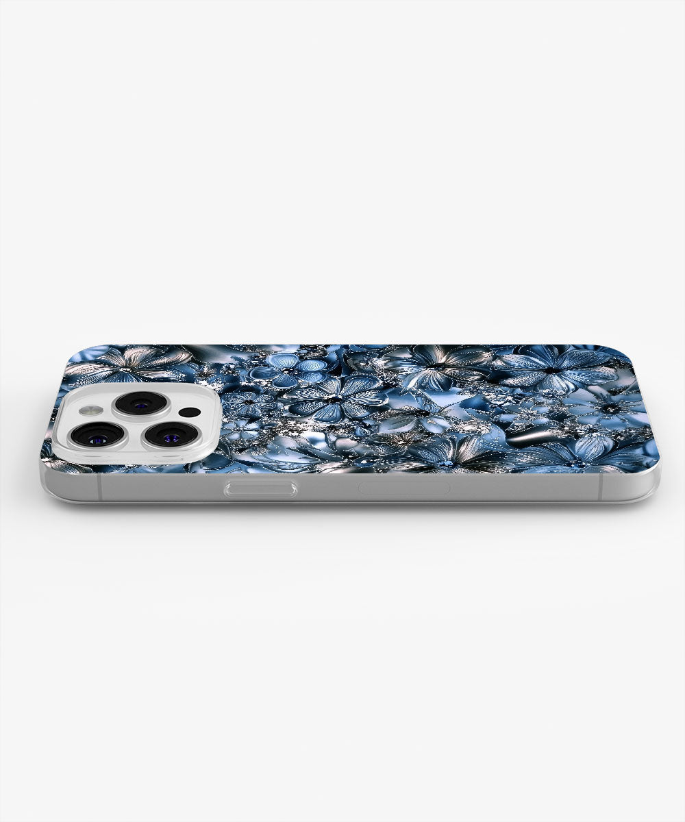 Latest 3rd-Generation Crystal Tough Glossy Flowers iPhone Case (MagSafe-Compatible)