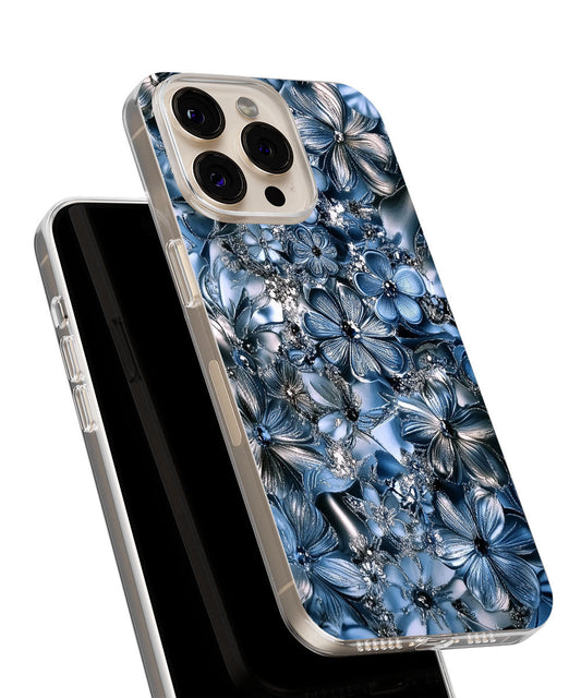 Latest 3rd-Generation Crystal Tough Glossy Flowers iPhone Case (MagSafe-Compatible)