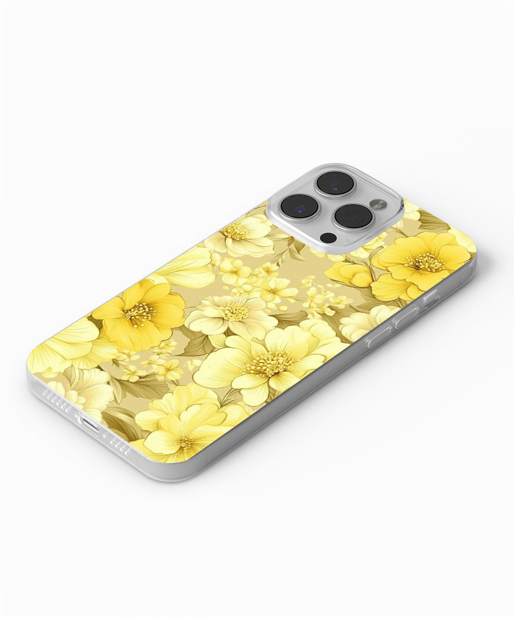 Latest 3rd-Generation Crystal Tough Glossy Flowers iPhone Case (MagSafe-Compatible)