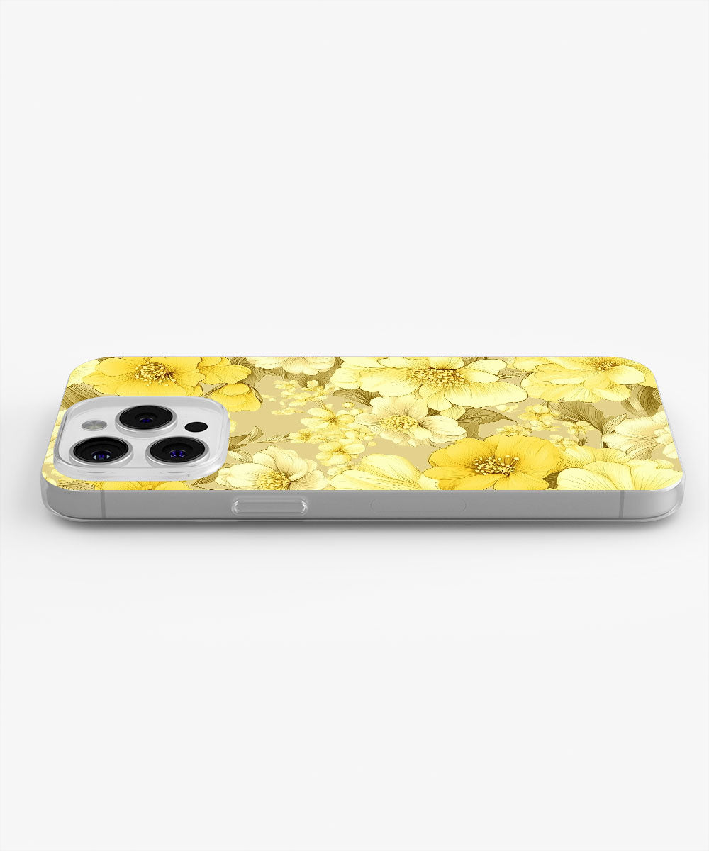 Latest 3rd-Generation Crystal Tough Glossy Flowers iPhone Case (MagSafe-Compatible)
