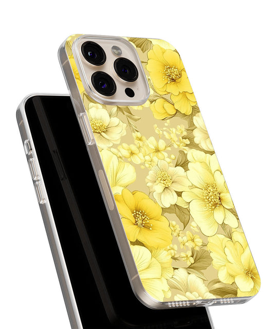 Latest 3rd-Generation Crystal Tough Glossy Flowers iPhone Case (MagSafe-Compatible)