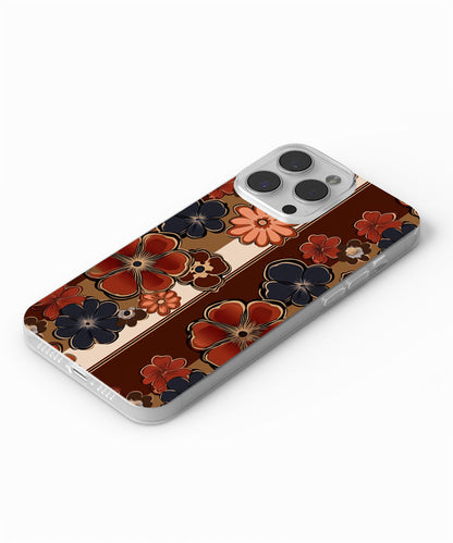 Latest 3rd-Generation Crystal Tough Glossy Flowers iPhone Case (MagSafe-Compatible)