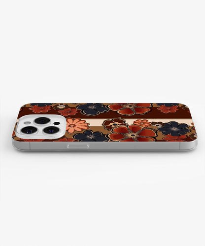 Latest 3rd-Generation Crystal Tough Glossy Flowers iPhone Case (MagSafe-Compatible)