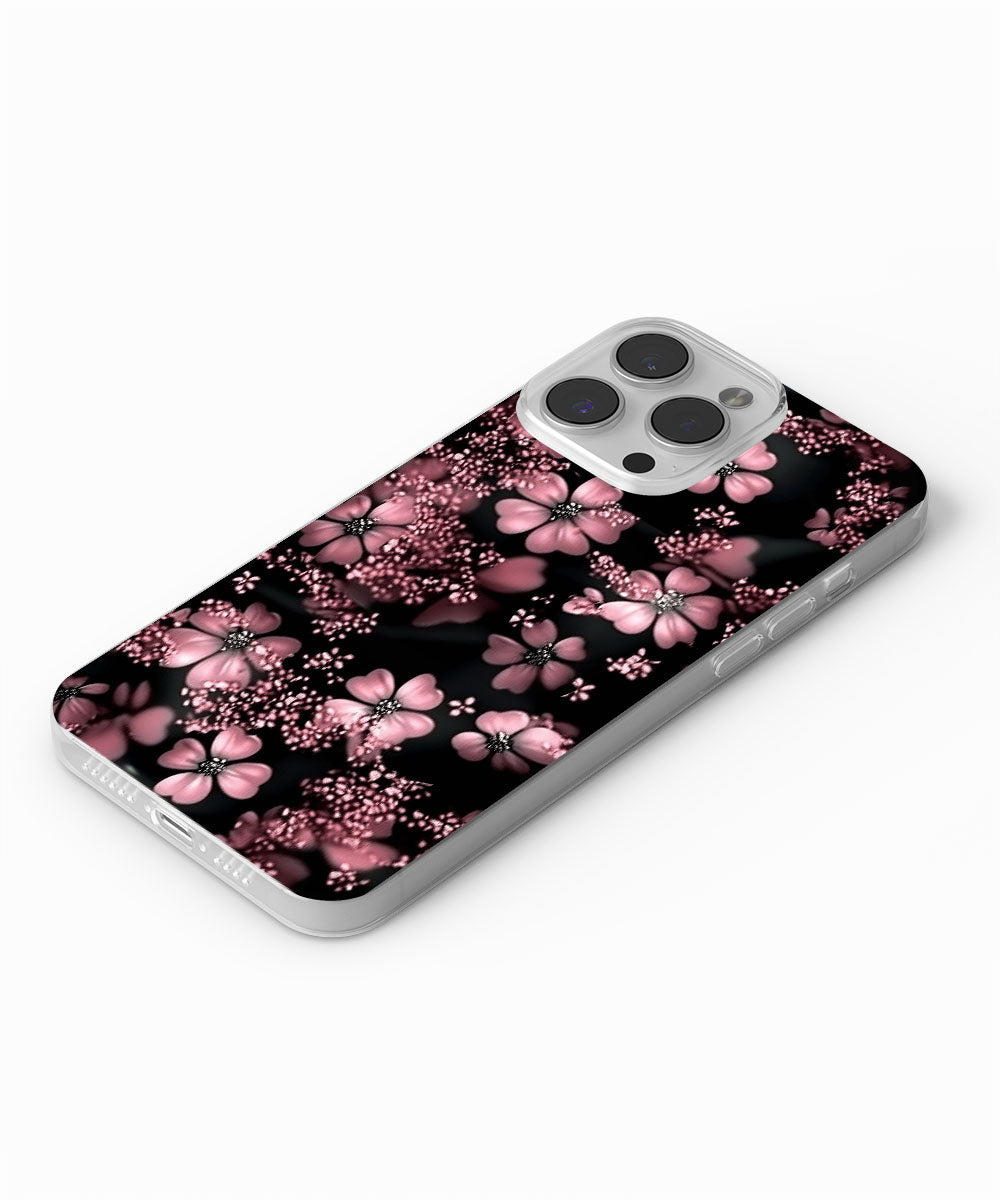 Latest 3rd-Generation Crystal Tough Glossy Flowers iPhone Case (MagSafe-Compatible)