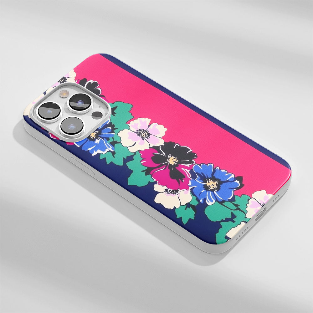 Latest 3rd-Generation Crystal Tough Glossy Flowers iPhone Case