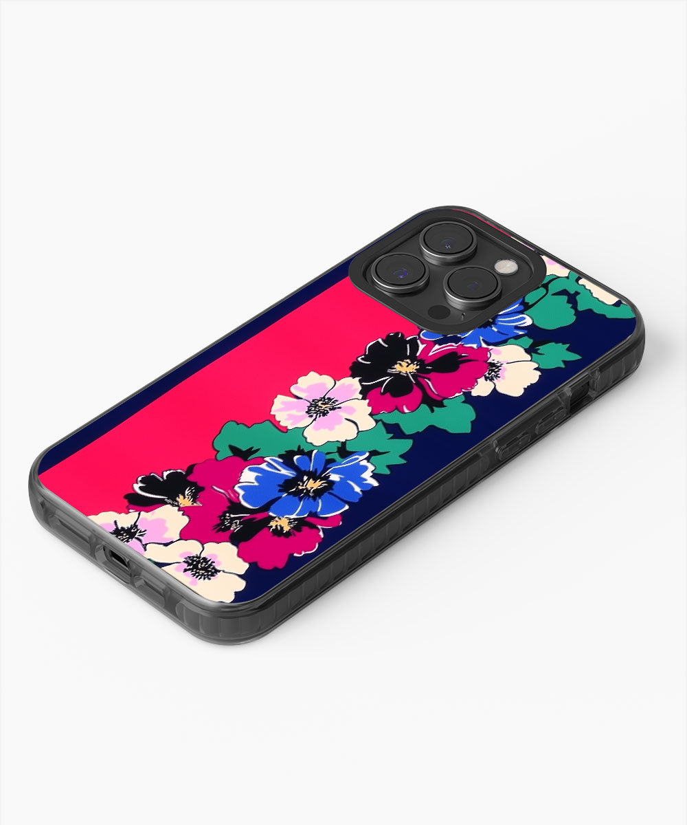 Latest 3rd-Generation Pop Tough Matte Flowers iPhone Case (MagSafe-Compatible)
