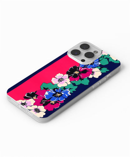 Latest 3rd-Generation Crystal Tough Glossy Flowers iPhone Case (MagSafe-Compatible)