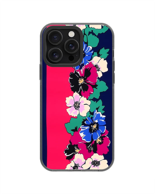 Latest 3rd-Generation Pop Tough Matte Flowers iPhone Case (MagSafe-Compatible) [Back Cover Only]