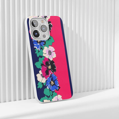Latest 3rd-Generation Crystal Tough Glossy Flowers iPhone Case