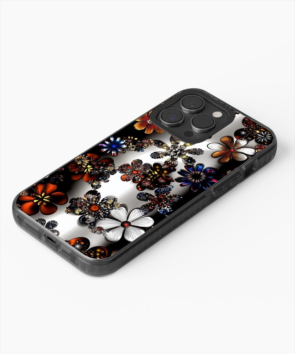 Latest 3rd-Generation Pop Tough Matte Flowers iPhone Case (MagSafe-Compatible)