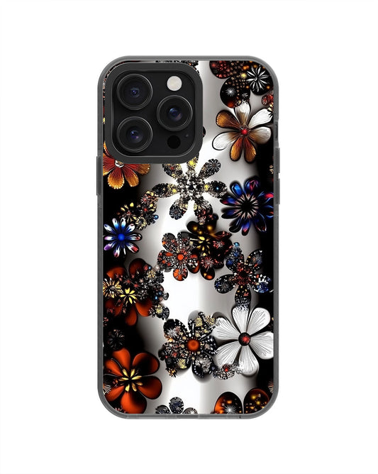Latest 3rd-Generation Pop Tough Matte Flowers iPhone Case (MagSafe-Compatible) [Back Cover Only]