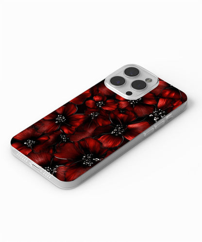 Latest 3rd-Generation Crystal Tough Glossy Flowers iPhone Case (MagSafe-Compatible)
