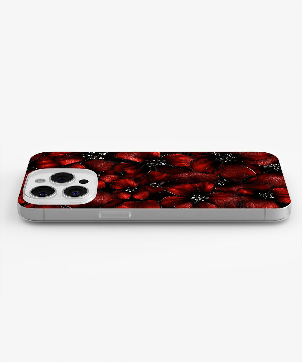 Latest 3rd-Generation Crystal Tough Glossy Flowers iPhone Case (MagSafe-Compatible)