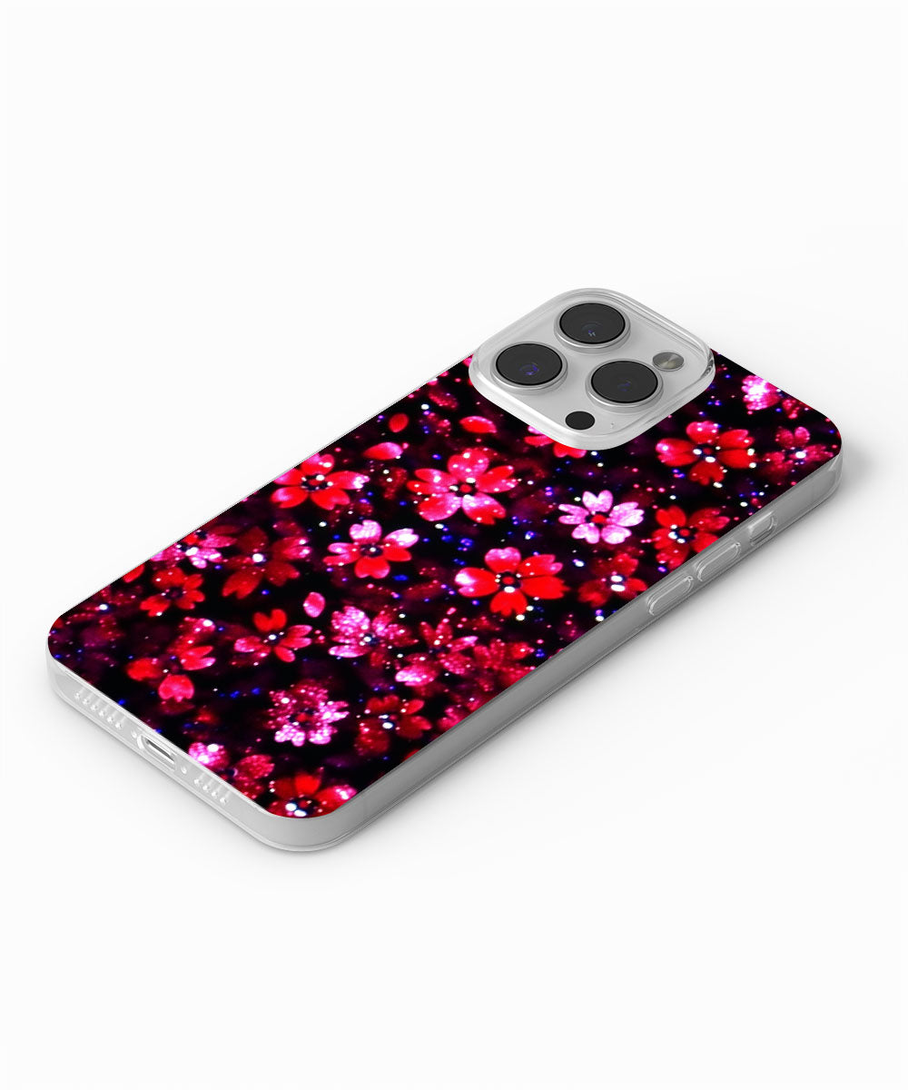 Latest 3rd-Generation Crystal Tough Glossy Flowers iPhone Case (MagSafe-Compatible)