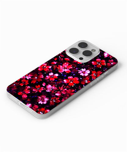 Latest 3rd-Generation Crystal Tough Glossy Flowers iPhone Case (MagSafe-Compatible)