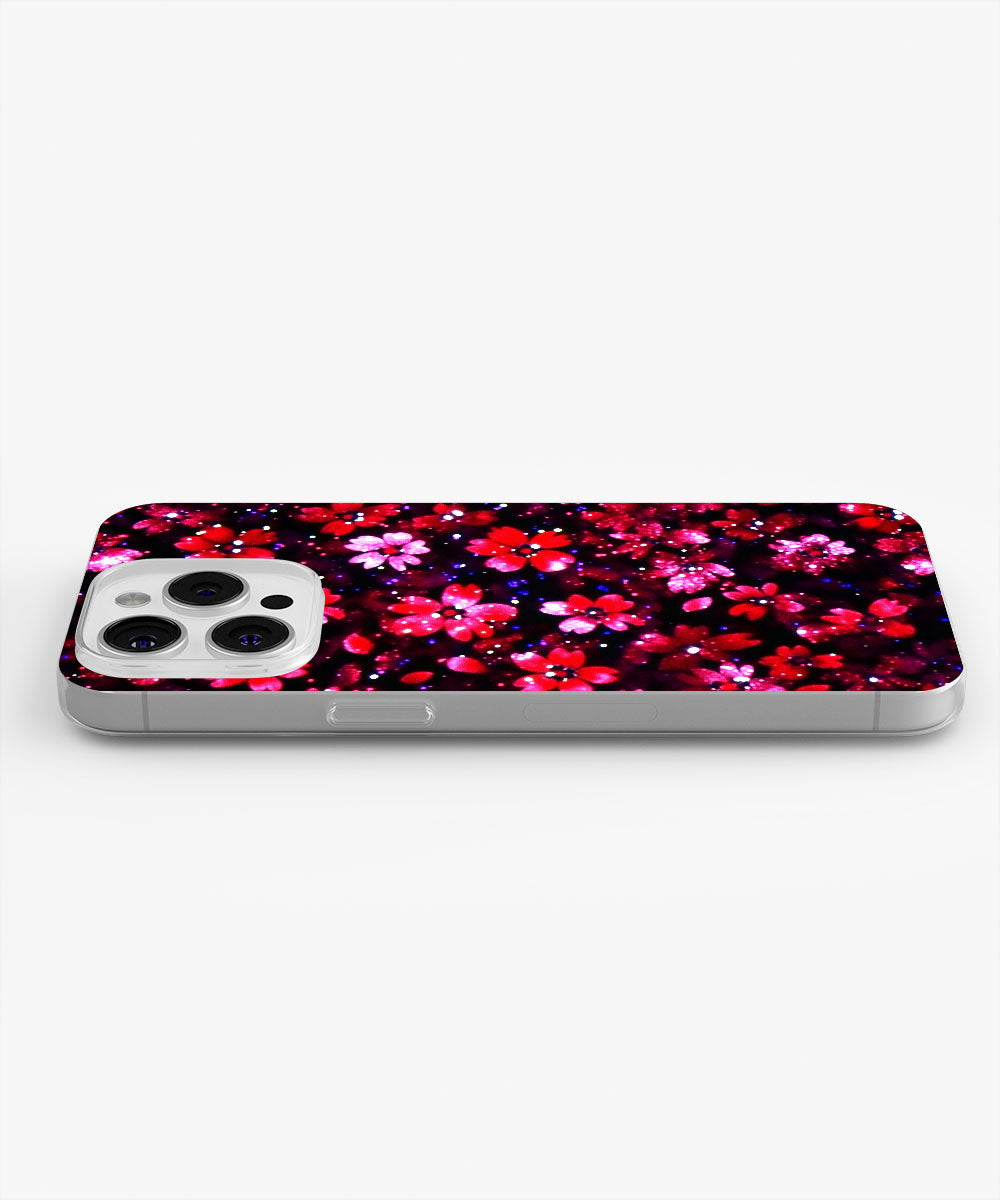 Latest 3rd-Generation Crystal Tough Glossy Flowers iPhone Case (MagSafe-Compatible)