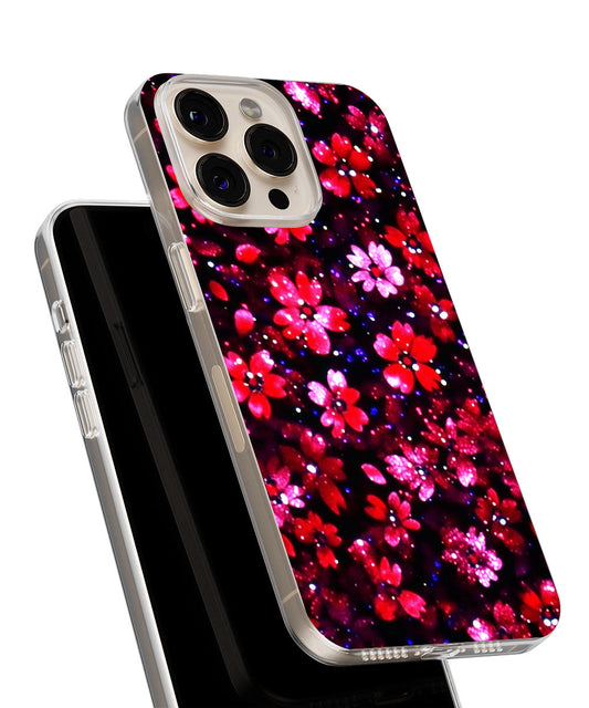 Latest 3rd-Generation Crystal Tough Glossy Flowers iPhone Case (MagSafe-Compatible)