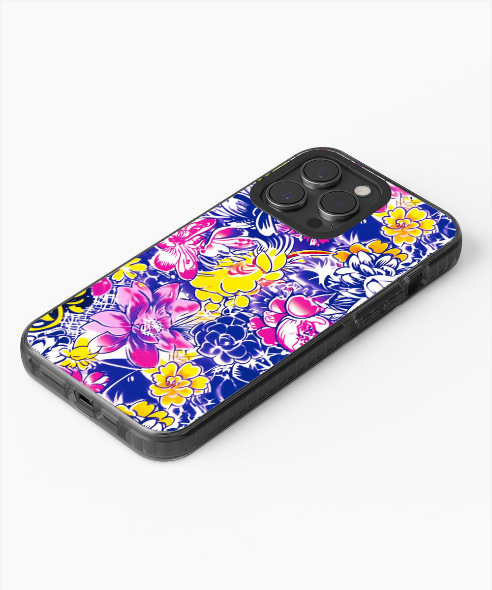 Latest 3rd-Generation Pop Tough Matte Flowers iPhone Case (MagSafe-Compatible)