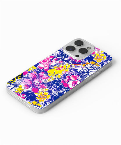 Latest 3rd-Generation Crystal Tough Glossy Flowers iPhone Case (MagSafe-Compatible)