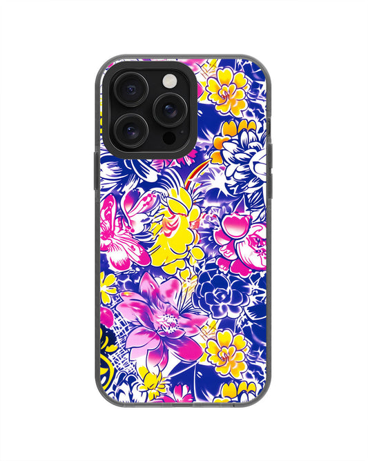 Latest 3rd-Generation Pop Tough Matte Flowers iPhone Case (MagSafe-Compatible) [Back Cover Only]