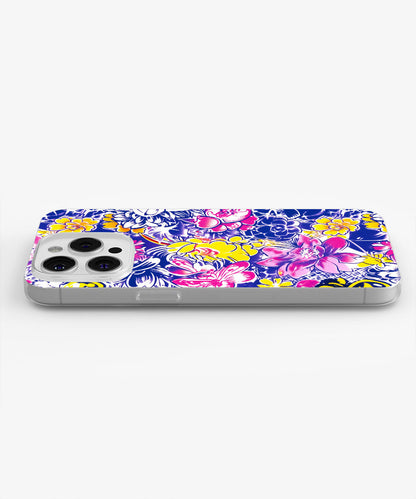 Latest 3rd-Generation Crystal Tough Glossy Flowers iPhone Case (MagSafe-Compatible)