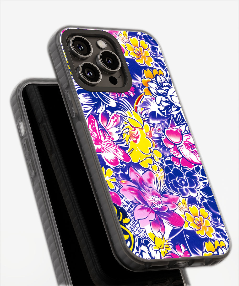 Latest 3rd-Generation Pop Tough Matte Flowers iPhone Case (MagSafe-Compatible)