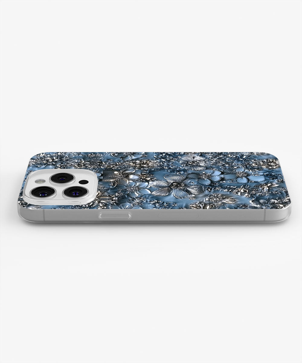 Latest 3rd-Generation Crystal Tough Glossy Flowers iPhone Case (MagSafe-Compatible)