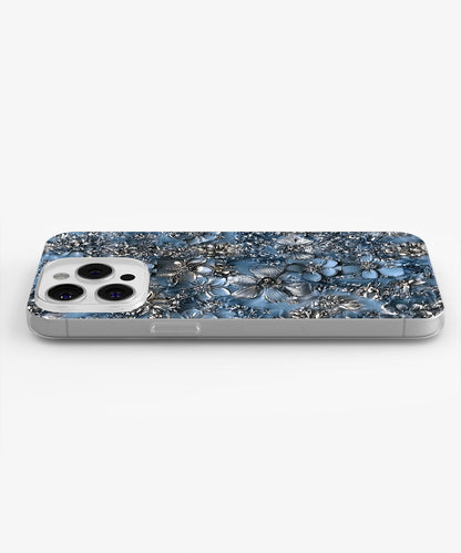 Latest 3rd-Generation Crystal Tough Glossy Flowers iPhone Case (MagSafe-Compatible)