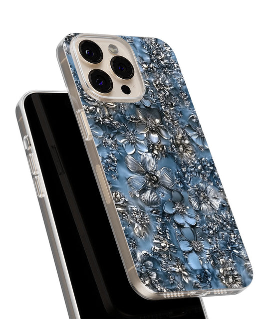 Latest 3rd-Generation Crystal Tough Glossy Flowers iPhone Case (MagSafe-Compatible)
