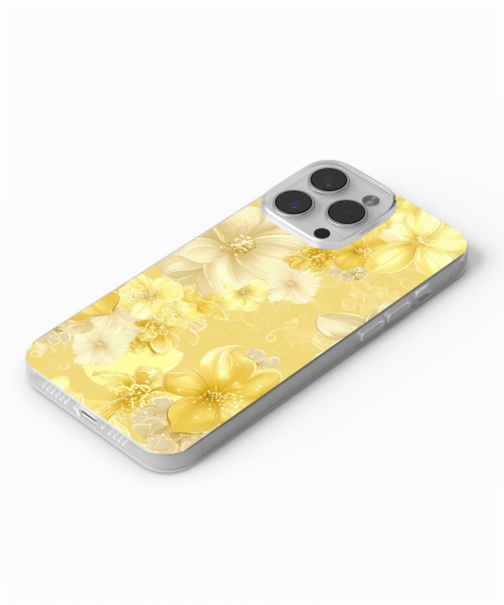 Latest 3rd-Generation Crystal Tough Glossy Flowers iPhone Case (MagSafe-Compatible)