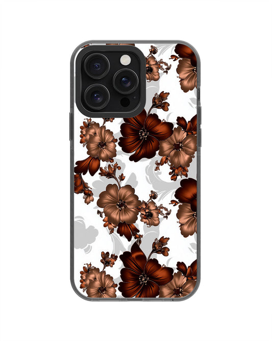 Latest 3rd-Generation Pop Tough Matte Flowers iPhone Case (MagSafe-Compatible) [Back Cover Only]