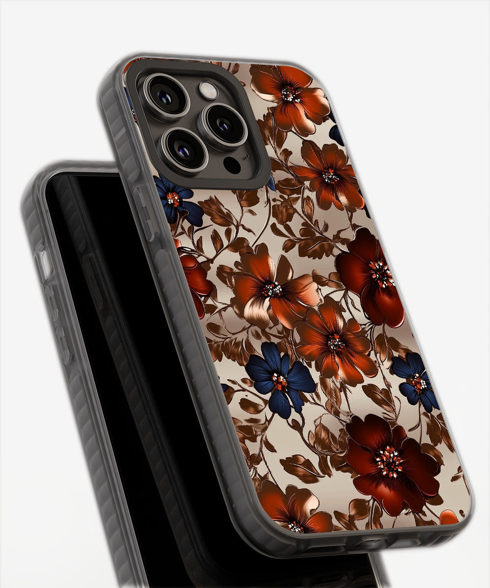 Latest 3rd-Generation Pop Tough Matte Flowers iPhone Case (MagSafe-Compatible)