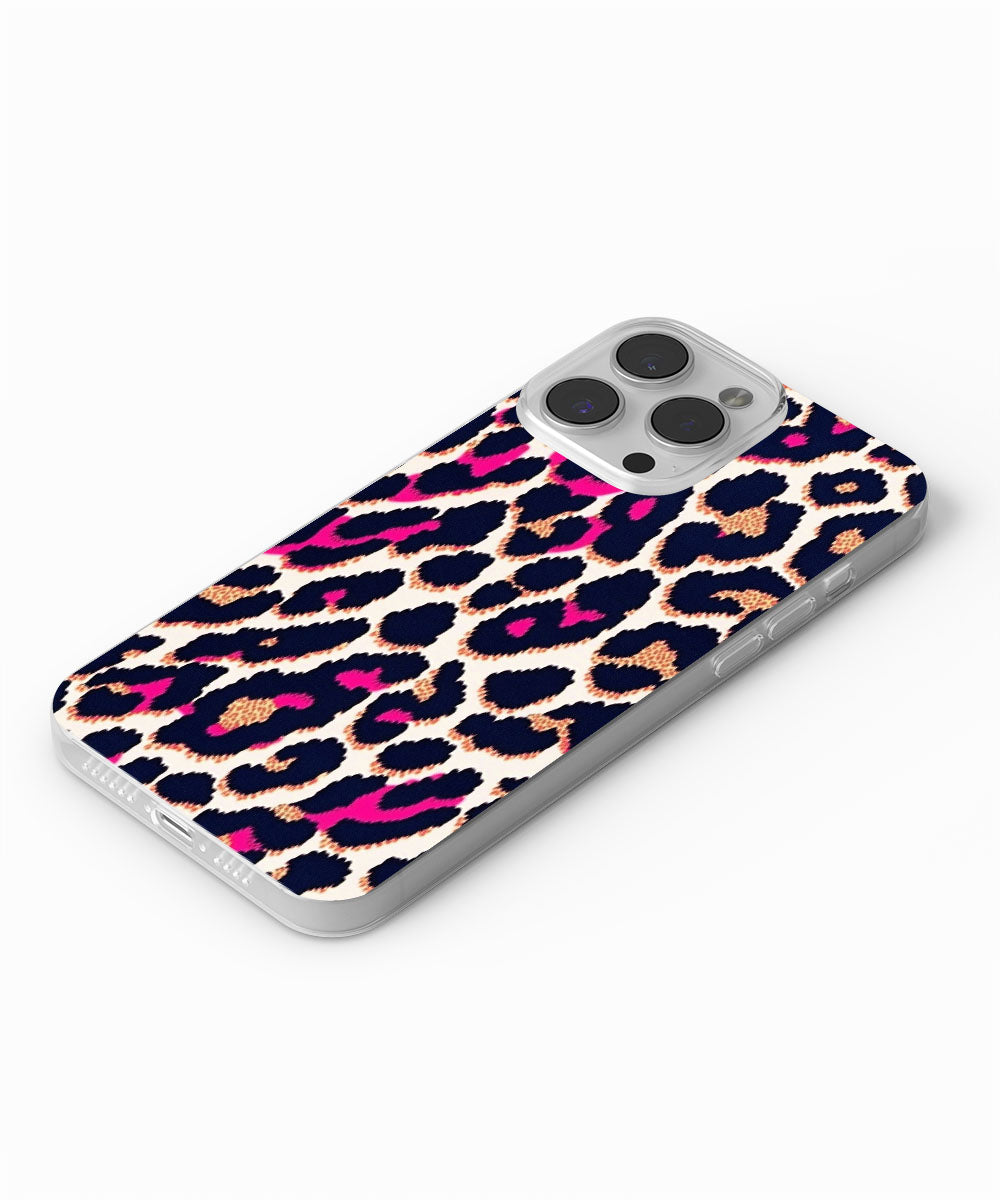 Latest 3rd-Generation Crystal Tough Glossy Leopard Print iPhone Case (MagSafe-Compatible)