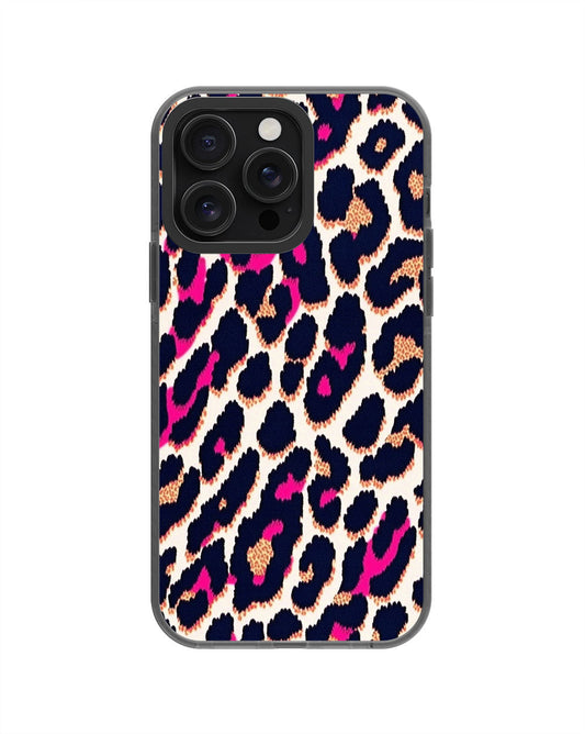 Latest 3rd-Generation Pop Tough Matte Leopard Print iPhone Case (MagSafe-Compatible) [Back Cover Only]