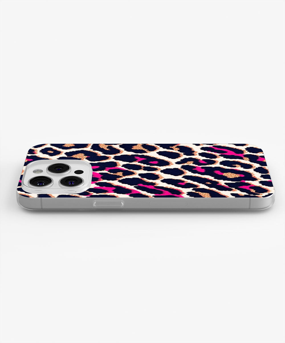 Latest 3rd-Generation Crystal Tough Glossy Leopard Print iPhone Case (MagSafe-Compatible)