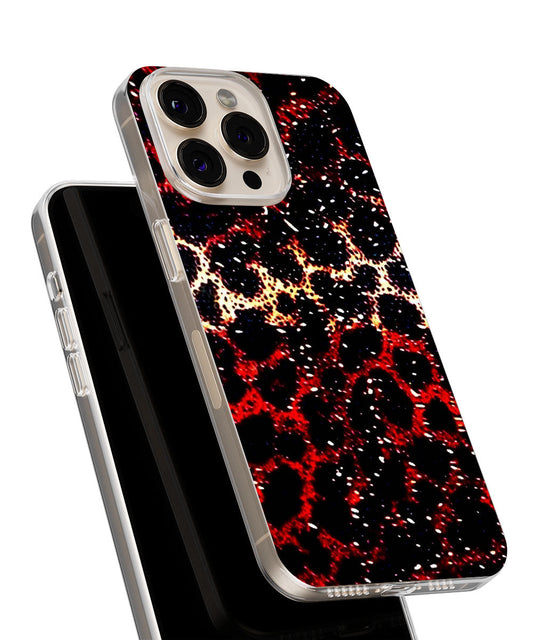 Latest 3rd-Generation Crystal Tough Glossy Leopard Print iPhone Case (MagSafe-Compatible)