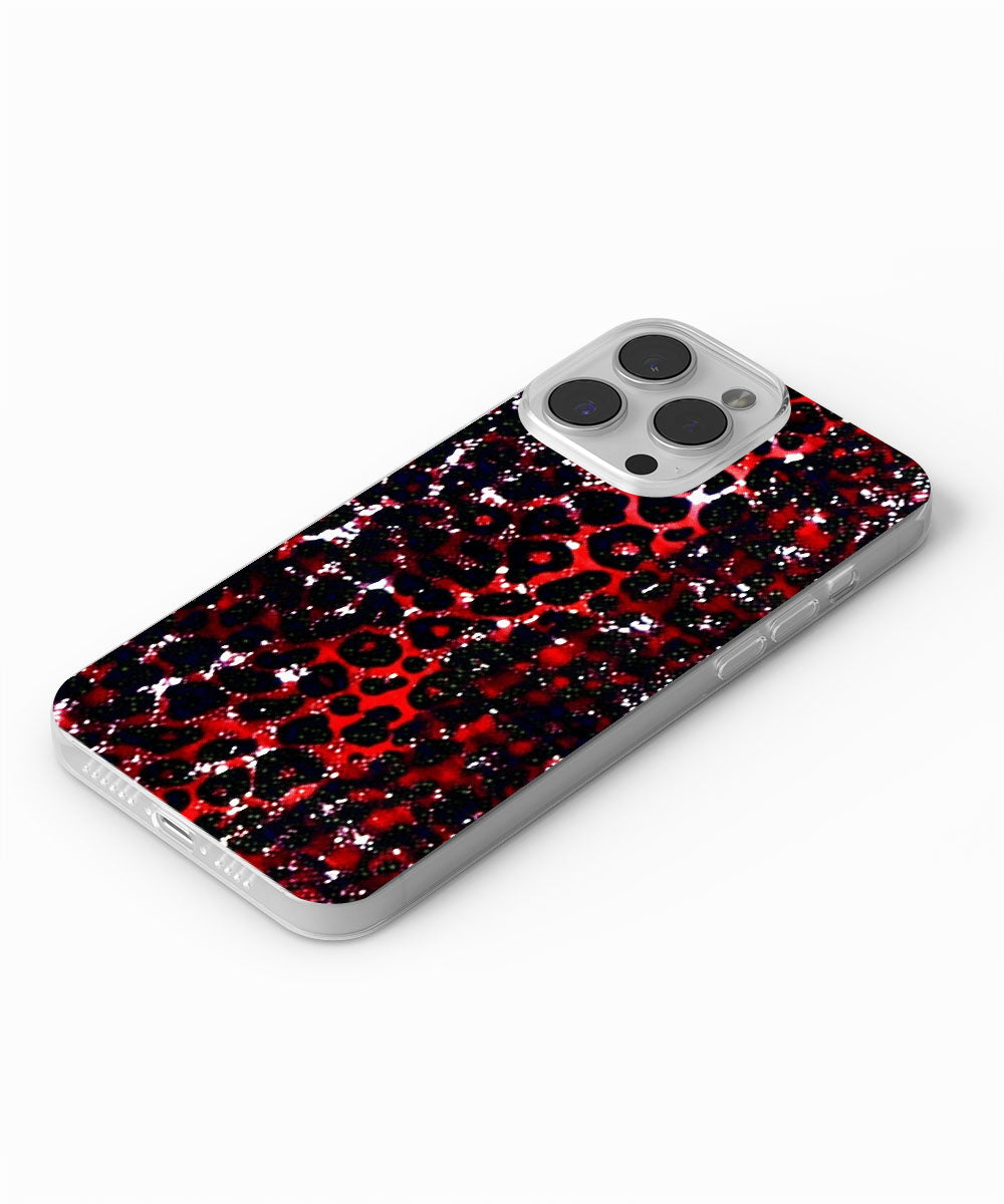Latest 3rd-Generation Crystal Tough Glossy Leopard Print iPhone Case (MagSafe-Compatible)