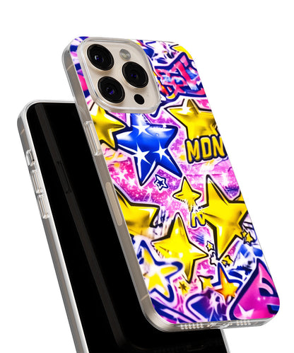 Latest 3rd-Generation Crystal Tough Glossy Stars iPhone Case (MagSafe-Compatible)