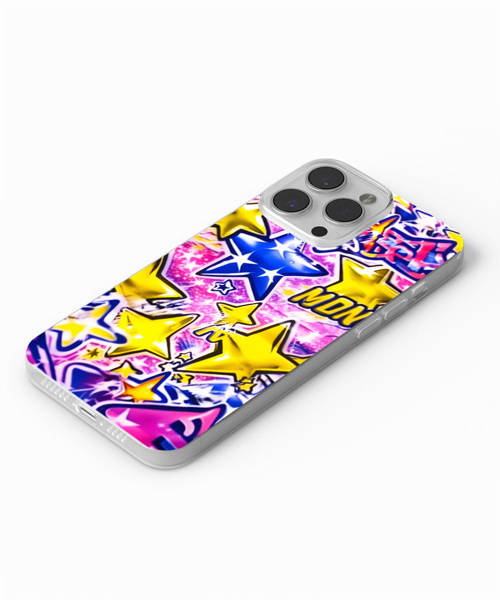 Latest 3rd-Generation Crystal Tough Glossy Stars iPhone Case (MagSafe-Compatible)